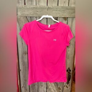 Under Armour Women's Vibrant Pink Short Sleeve Tee